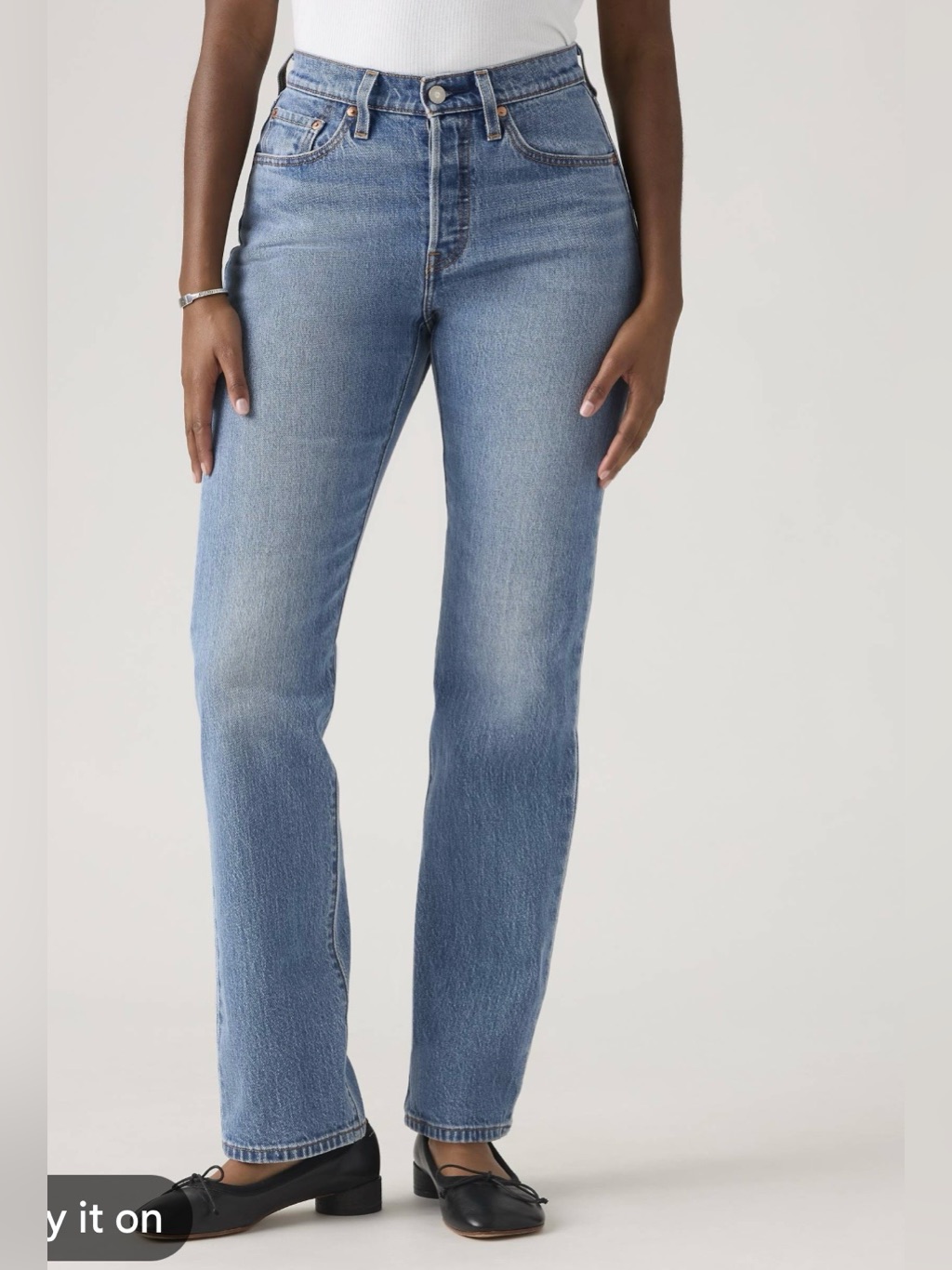 Levi's|501 Curve Women’s Straight Leg High Rise Denim Jeans,5 Button Closurenwt
